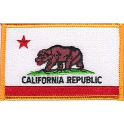 Innovative Ideas California Iron-on Embroidered Patch