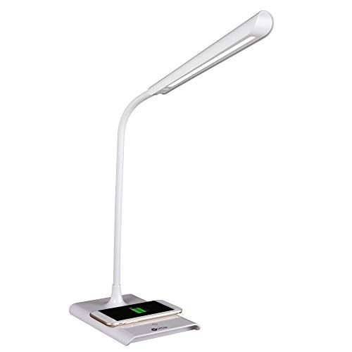 OttLite Power-Up LED Desk Lamp with Wireless Charging- Great for Home or Office