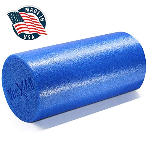 Yes4All USA Foam Roller/High Density Foam Roller â€“ Best for Back, IT Bands and Hamstrings â€“ Exercise Foam Roller 12 inch