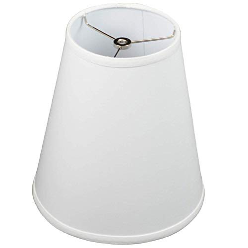 FenchelShades.com Lampshade 6" Top Diameter x 10" Bottom Diameter x 11" Slant Height with Washer (Spider) Attachment for