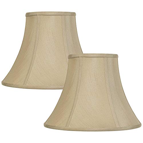 Imperial Shade Collection Set of 2 Imperial Shade Taupe Bell Shades 7x14x11 (Spider) - Imperial Shade
