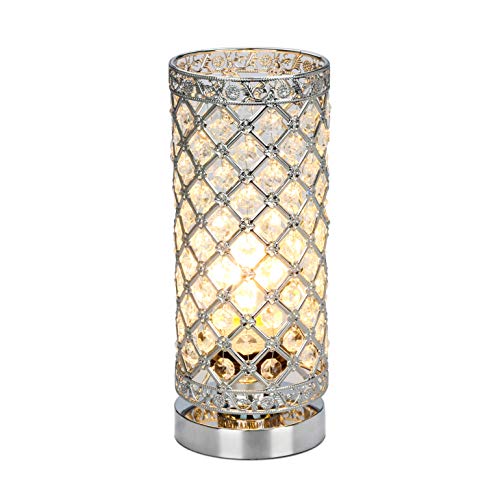 Seaside Village Crystal Table Lamp Touch Control Dimmable