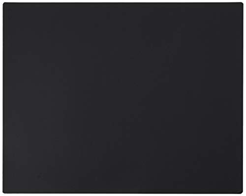 Artistic Antimicrobial Black Desk Pad,  19" x 24" | Non-Glare Desk Pad Protects from Nicks, Scratches and Spills (75-4-0)