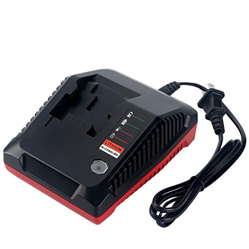 Biswaye Multi-Chemistry 18V Battery Charger PCXMVC PCMVC for Porter Cable Cordless Power Tool 18V Lithium Ion & NiCad NiMh