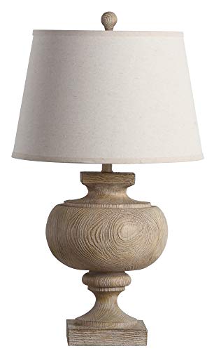 Safavieh TBL4063A Lighting Collection Prescott 31-Inch Table Lamp, Wood Finish