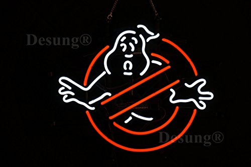 Desung 17"x13" Ghost busters Ghostbusters Neon Sign (MultipleSizes) Man Cave Sports Bar Pub Beer Lamp Glass Light CX19