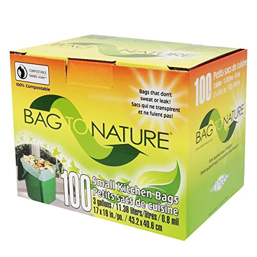 BAG-TO NATURE Bag-To-Nature Compostable Bag And Liner (3 gallon, 100 Count)
