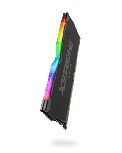 Visiontek OCPC X3TREME Aura RGB 16GB (8GBx2) DRAM DDR4 3000MHz RAM Memory Kit by VisionTek (Black)