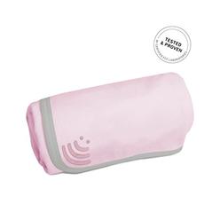 Vest Radiation Protection Baby Blanket by Vest [Light Pink] - Soft Cotton Layer + EMF Shielding Layer (Polyester/Silver)