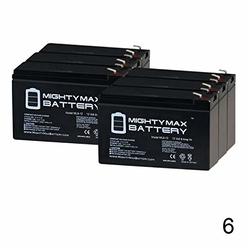 Mighty Max Battery 12V 9Ah Battery Replacement for Vision CP1272, CP1290-6 Pack Brand Product