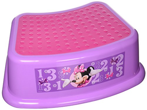 Disney Minnie Mouse "Bowtique" Step Stool, Pink andPurple
