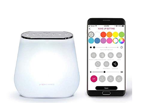 Project Nursery Smart Night Lights for Kids with Multi-Color White Noise Machine & Sleep Soother - with Ok-to-Wake, Amazon Alexa Feature,