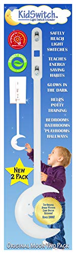 KidSwitch Light Switch Extender for Kids - 2 Pack