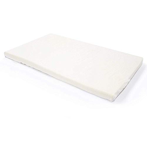 Milliard 2-Inch Ventilated Memory Foam Crib and Toddler Bed Mattress Topper with Removable Waterproof 65-Percent Cotton
