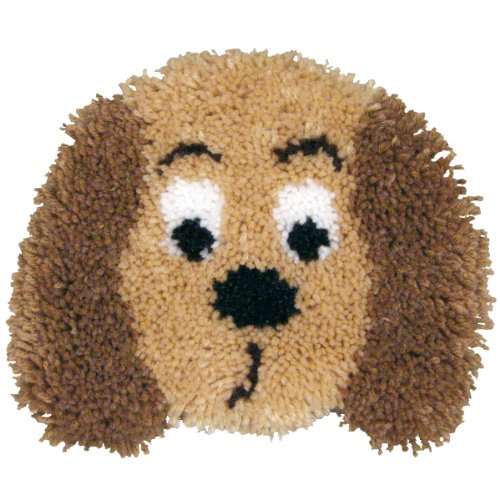 Huggables Animal MCG Textiles Huggables Animal Puppy Pillow Latch Hook Kit