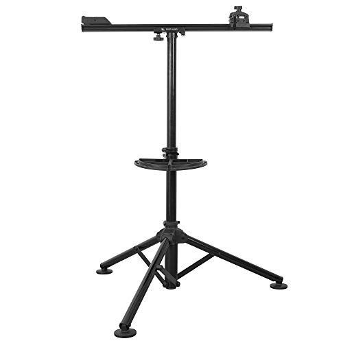 Bike Hand BIKEHAND Bicycle Repair Mechanics Workstand -for Home or Professional Team Use - Mountain or Road Bike Maintenance with Plate