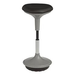 Learniture Adjustable-Height Active Learning Stool, Black, LNT-RIA3052BK-SO