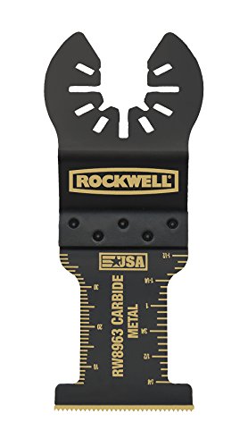 Rockwell RW8963 Tools Sonicrafter Oscillating Multitool Extended Life Carbide End Cut Blade, 1-3/8"