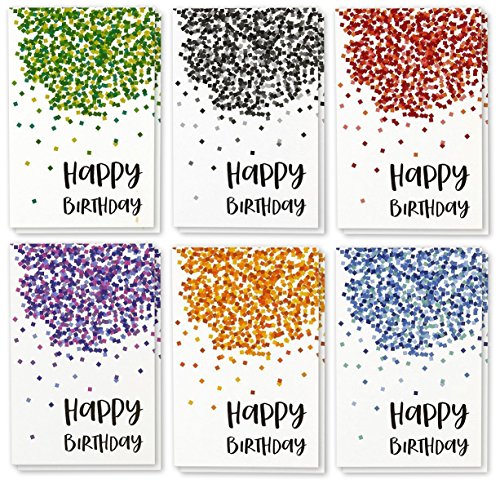 Best Paper Greetings Birthday Card - 48-Pack Birthday Cards Box Set ...