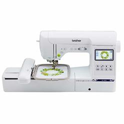 Brother SE1900 Sewing and Embroidery Machine, 138 Designs, 240 Built-in Stitches, Computerized, 5" x 7" Hoop Area, 3.2" LCD