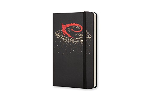Moleskine Limited Edition The Hobbit Notebook, Hard Cover, Pocket (3.5" x 5.5") Plain/Blank, Black, 192 Pages