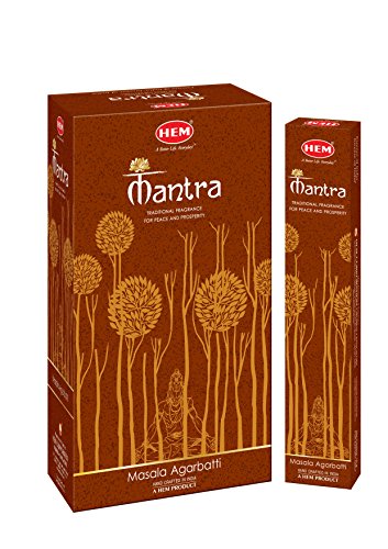 HEM Incense Newly launched Exclusive Fragrance Mantra Masala Agarbatti Sticks (Set of 12 Boxes, 15 Grams Each)