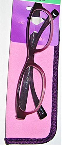 Foster Grant EZ Reader Wendy Purple Women's Reading Glasses with Case +2.75 by E-Z Reader by Foster Grant