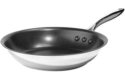 Ozeri 12-Inch Stainless Steel Pan with ETERNA, a PFOA and APEO-Free Non-Stick Coating