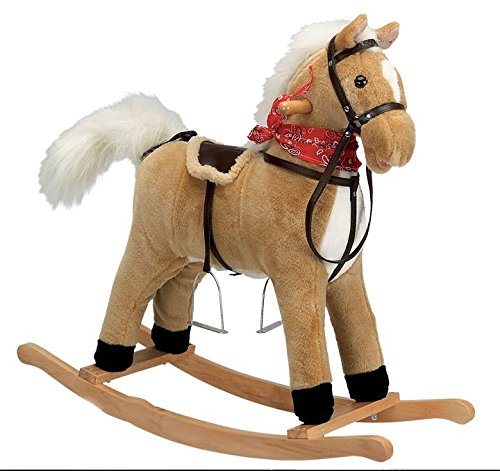 Charm Company Charm Co Buffy Horse Rocker Moving Mouth & Tail Ride On