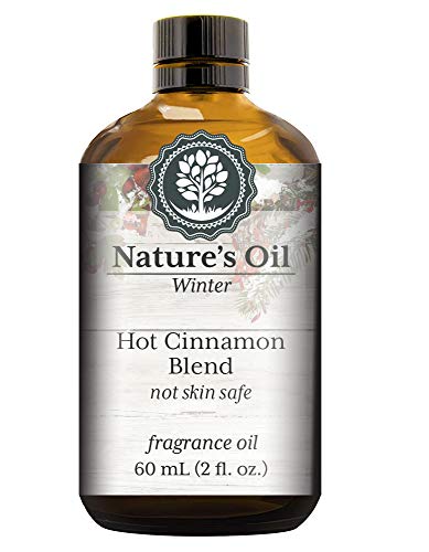 Nature's Oil Hot Cinnamon Blend Fragrance Oil (60ml) For Diffusers, Candles, Home Scents, Linen Spray, Slime