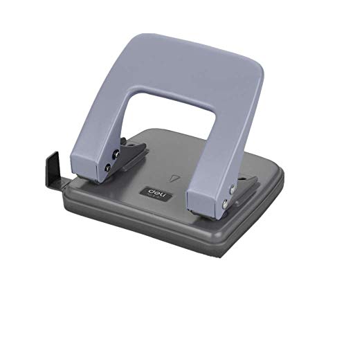DODXIAOBEUL 2 Hole Puncher,Round Hole Puncher Stationery,Squeeze 20 Sheets  Capacity 1/4 Holes, Skid-Resistant BaseManual Punching for