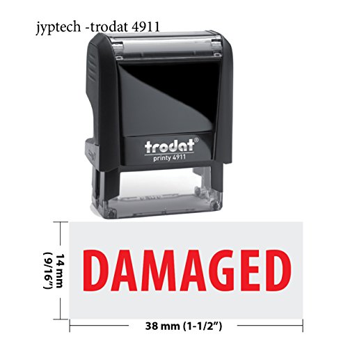 Trodat " Damaged" Trodat 4911 Self Inking Rubber Stamp