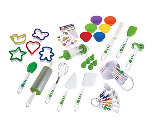 Curious Chef Children's 38-Piece Cookie & Cupcake Kit