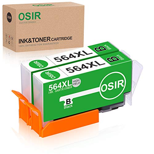 OSIR Compatible Ink Cartridge Replacement for HP 564 564XL for HP Photosmart 5520 5514 6510 6520 7510 5510 7525 7520 7515