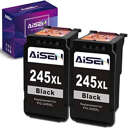 Soko AISEN Remanufactured 245XL Black Ink Replacement for Canon PG-245XL PG-245 245XL 245XL PG-243 243 Used in MX492 TR4520 TS202