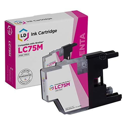 LD PRODUCTS LD Compatible Ink Cartridge Replacement for Brother LC75M High Yield (Magenta)