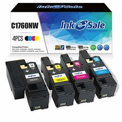 INK E-SALE Compatible Toner Cartridges Replacement Dell 1250 Laser Printers 1250c 1350cnw 1355cn 1355w 1355cnw C1760nw