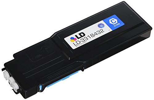 LD PRODUCTS LD Compatible Toner to Replace Dell 331-8432 (1M4KP) Extra High Yield Cyan Toner Cartridge for Dell C3760 and C3765 Laser