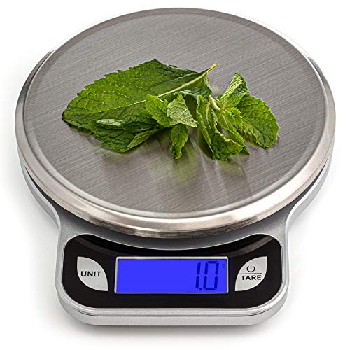 REM Concepts SALUBRE++ Digital Food Scale with Stainless Steel