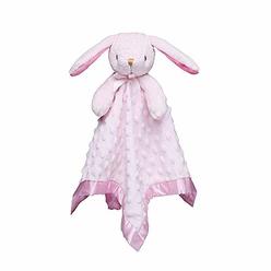 Pro Goleem Loveys for Babies Bunny Security Blanket Girl Newborn Soft Pink Lovie Gift for Infant and Toddler