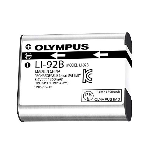 Olympus om system olympus li-92b rechargeable battery (silver) for tg-series cameras
