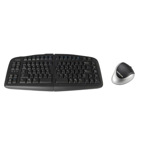 Goldtouch GTF-KRH V2 Adjustable Keyboard and Comfort Mouse Bundle, Right-Handed