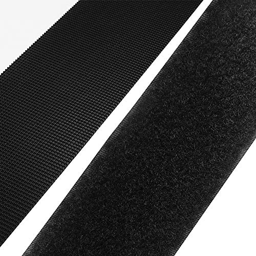 SOON GO Self Adhesive Hook and Loop Tape Strips 1 Inch x 5 Yards Heavy Duty Industrial Strength Fasteners Indoor Outdoor Use