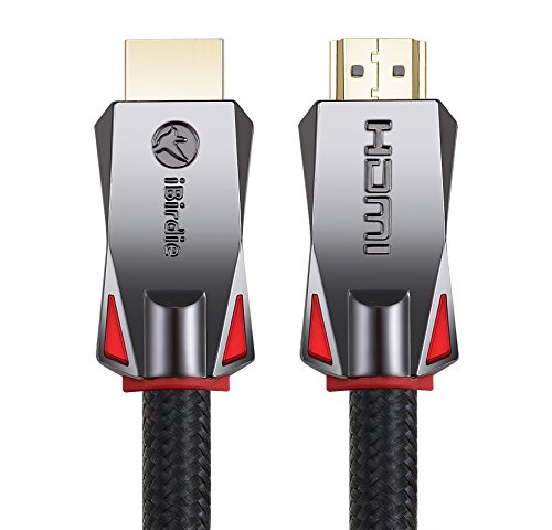 iBirdie 4K HDR HDMI Cable 20 Feet, HDMI 2.0 18Gbps, Supports 4K 60Hz(4:4:4, HDR10, ARC, HDCP 2.2) 1440p 144Hz, High Speed Ultra HD