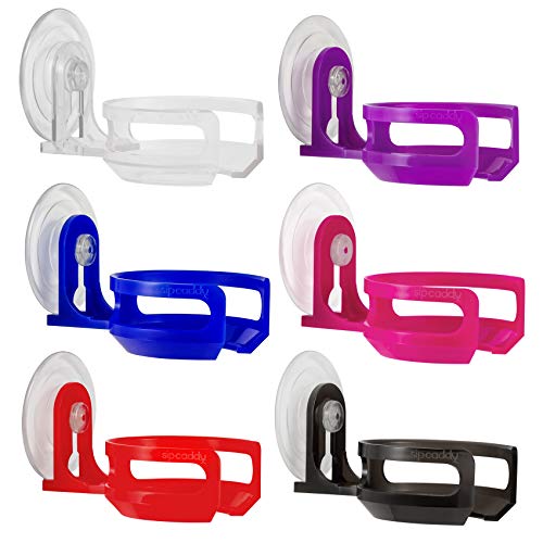SipCaddy 6Pack Bath & Shower Portable Cupholder Caddy for Beer & Wine