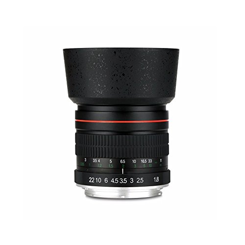 Lightdow 85mm F1.8 Medium Telephoto Manual Focus Full Frame Portrait Lens for Canon EOS Rebel T8i T7i T7 T6 T3i T2i 4000D