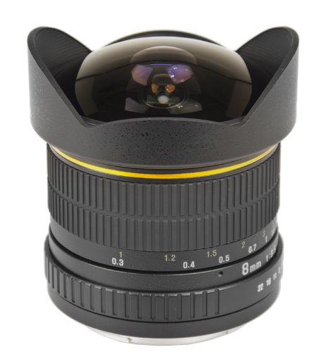 Bower Camera Bower SLY358P Ultra Wide-Angle 8mm f/3.5 Fisheye Lens for Pentax
