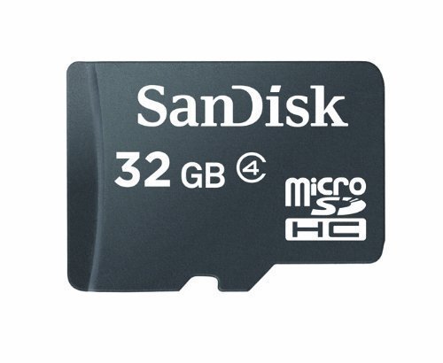 SanDisk 32GB microSDHC Card (SDSDQ-032, Bulk Package)