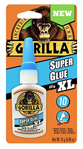 Gorilla Super Glue XL, 25 gram, Clear, (Pack of 1)