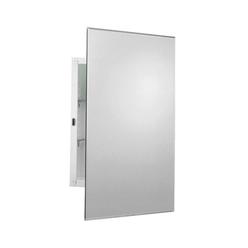 Zenith Products MM1027 16 in. Frameless Mirrored Swing Door Medicine Cabinet